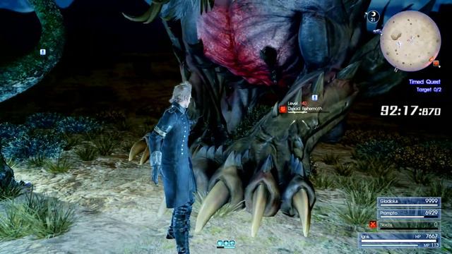 FINAL FANTASY XV - "Paralyzed" Dread Behemoth & Tyraneant смотреть онлайн