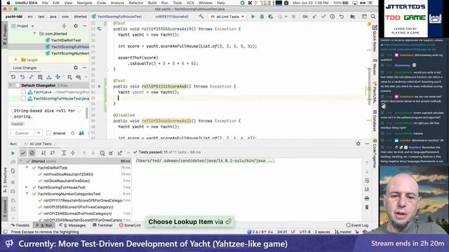 TDD of the Yacht Dice Game in Java: Episode 2 смотреть онлайн