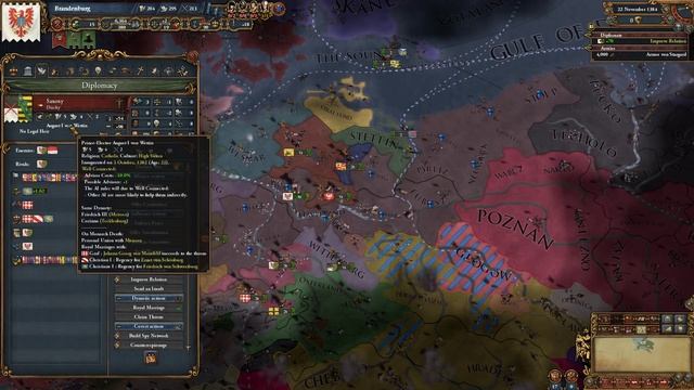 EU4 - MEIOU & Taxes - Belligerent Brandenburg – Part 9 смотреть онлайн