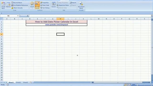How to Add Date Picker Calendar in Excel#datepicker #howtoadddatepickerinexcel#Excel#calendar смотреть онлайн