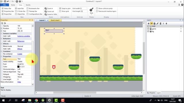 Construct 2 การทำเกมจากโปรแกรมฟรี ที่มีแค่ 4 เลเยอร์ смотреть онлайн
