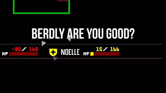 I gave Noelle S.POISON during the battle with Berdly смотреть онлайн