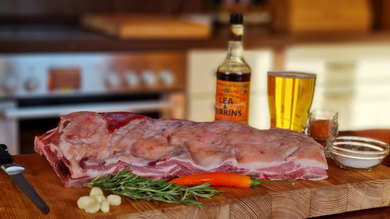 Говяжьи ребра в духовке. Beef ribs in the oven смотреть онлайн