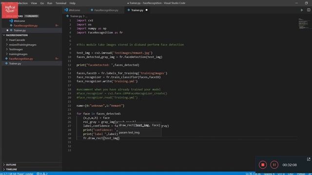 How to make Face Recognition in Python in Hindi | face recognition python opencv | OpenCV Jarvis смотреть онлайн