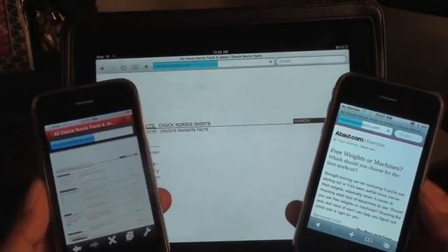 Opera Mini vs Safari: iPad (safari) vs iPhone (opera) vs iPhone (safari) смотреть онлайн