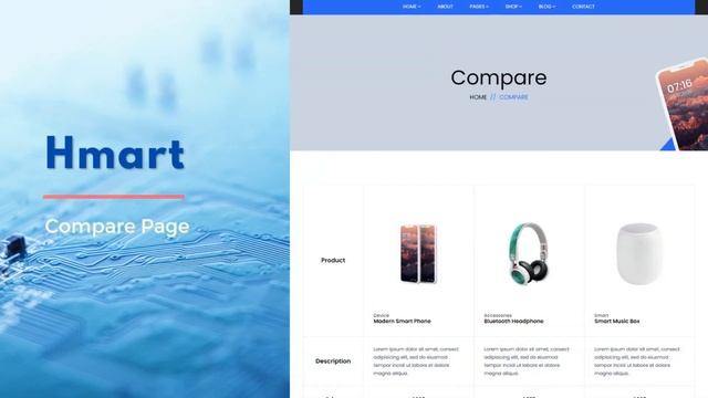 Hmart - Electronics eCommerce HTML Template | Bootstrap template смотреть онлайн
