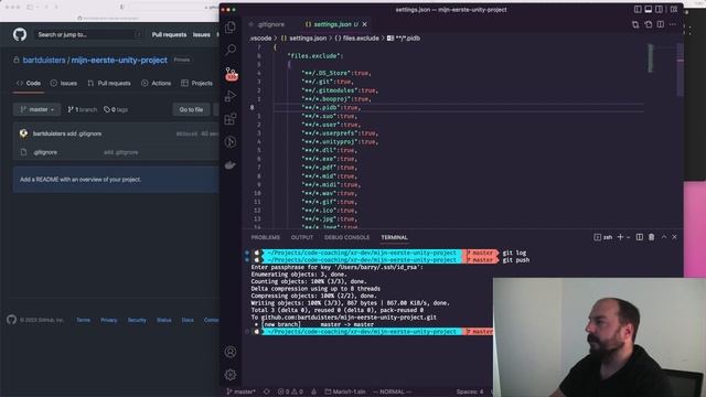 Unity Git GitHub - Repo aanmaken смотреть онлайн