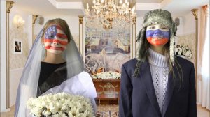 Россия женится на Америке почему Казахстан против? Из жизни стран. Комиксы COUNTRYHUMANS RusAme