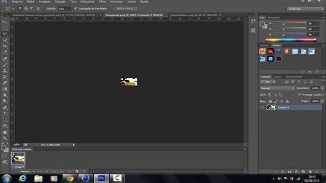 Como Criar Banner Com Sua Skin de Minecraft Photoshop CS6 e CINEMA 4D #YexusEnsina смотреть онлайн
