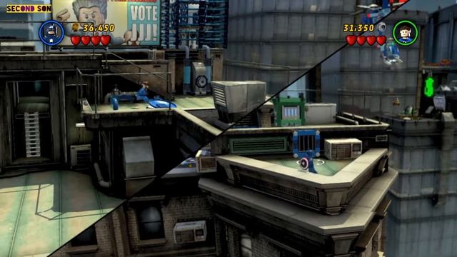 Lego MARVEL Super Heroes [ Times Square Off ] Game Play Walkthrough Second Son Gaming смотреть онлайн