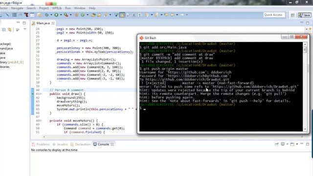 Git Tutorial: Resolving conflicts смотреть онлайн