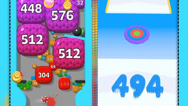 Puff Up - balloon puzzle vs crowd number run 3d - 2048 Ball gameplay walkthrough Android, iOS part смотреть онлайн