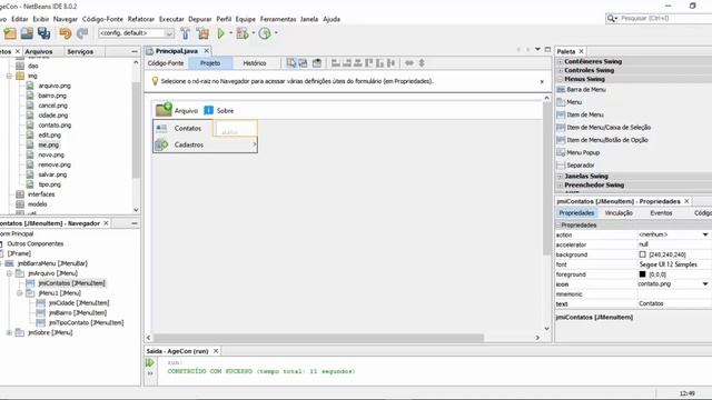 Aula 04 - Java Swing - Itens de menu смотреть онлайн