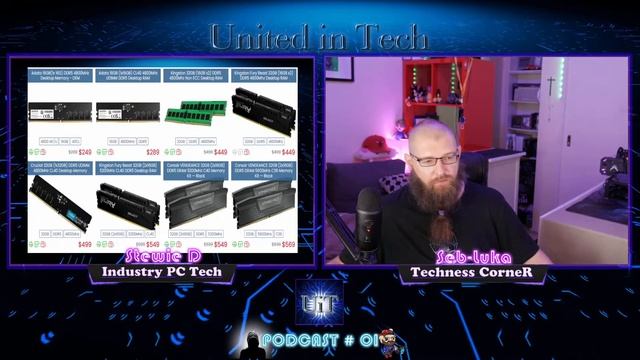 UNITED in TECH Podcast || 5800X3D || GPU PRICES || DLSS vs AMD's FSR 2.0 || LIVE 20.03.22 смотреть онлайн