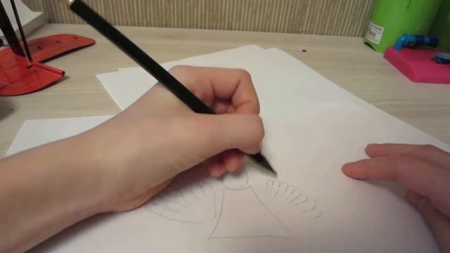 как нарисовать крылья ангела и демона смотреть онлайн