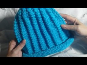 Шапочка с отворотом рулик