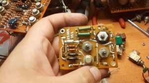 Разбор осциллографа с1-49. Содержание драгметаллов