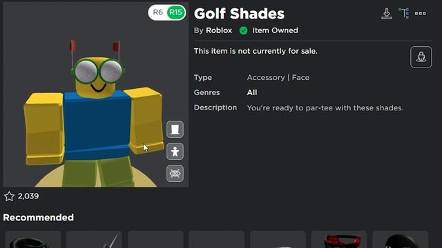 Как получить ГОЛЬФ ОЧКИ с помощью промокода | Roblox смотреть онлайн