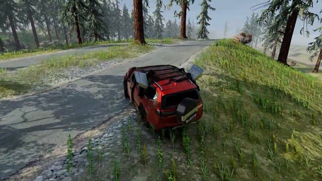 BeamNG.drive - Procyon Centauri SUV Extreme Suspension test смотреть онлайн
