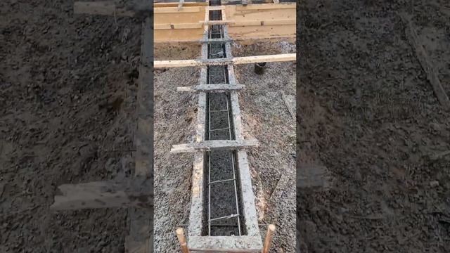 Заливка фундамента (10.03.2023г) смотреть онлайн