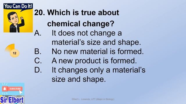 PRE-TEST in GRADE 5 SCIENCE 1st Quarter смотреть онлайн