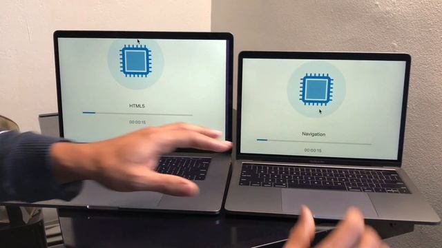 2019 Macbook Pro 13" i5 vs 2019 Macbook Pro 15" i9 performance Comparison смотреть онлайн