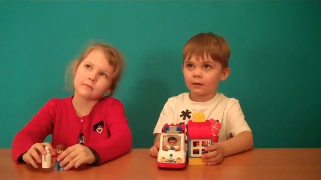 Распаковка лего дупло для мальчиков LEGO Duplo Скорая помощь 10627 смотреть онлайн