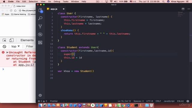 44 Kế thừa một class với extends смотреть онлайн