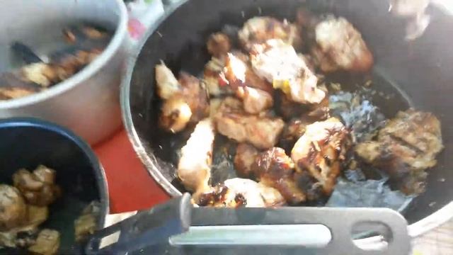 Ужин на природе.