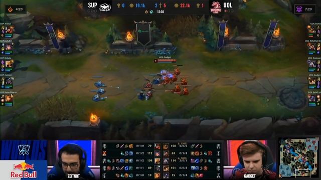 UOL vs. SUP Игра 2 | Elimination Day 6 WORLDS 2020 | Чемпионат Мира | Unicorns of Love SuperMassive смотреть онлайн