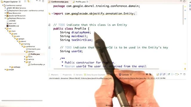 Exploring ConferenceApi - Developing Scalable Apps with Java смотреть онлайн