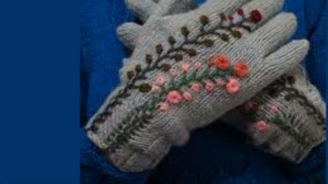 Вязаная мода.Вышивка по трикотажу. смотреть онлайн