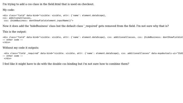 Magento: Adding a css class to knockout without breaking the default code смотреть онлайн