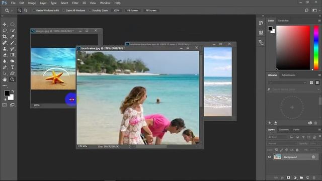 #5 Bangla Photoshop Cc Tutorials 2018 | The Hand And Zoom Tool For Beginners