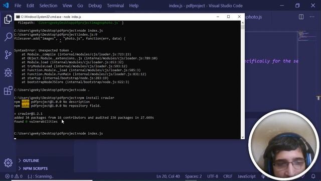 Crawler | Node.js Library to Web Scrape Title of any Website смотреть онлайн