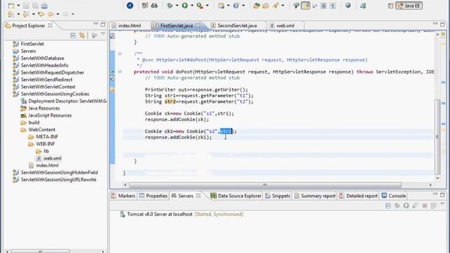Servlet Chapter 19 - HandsOn with Servlet Session Cookies смотреть онлайн