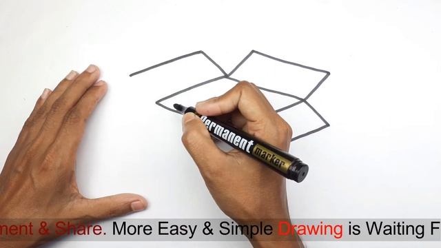 How to Draw an Open Box | 3D Open Box Drawing | Easy & Simple Box Drawing Ideas смотреть онлайн
