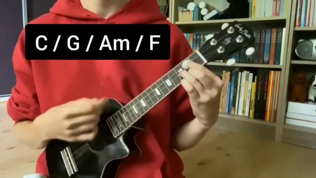 Devil Town v2 by Cavetown ukulele tutorial (right tuning) смотреть онлайн