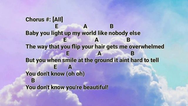 What Makes You Beautiful Chord Guitar || One Direction ((Lyrics & Cover)) One Direction