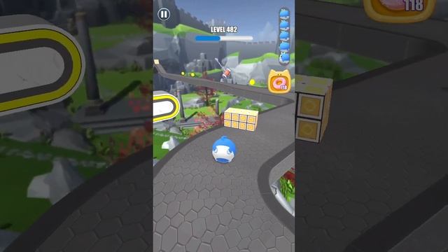 Rolling ball sky escape superb competition - trying pretty 9 balls - walkthrough levels 482 to 489 смотреть онлайн