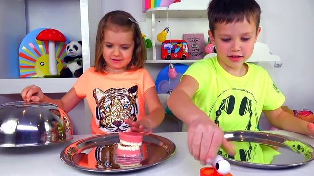 Катя и Макс и их ЧЕЛЛЕНДЖ Шоколад или настоящее смотреть онлайн