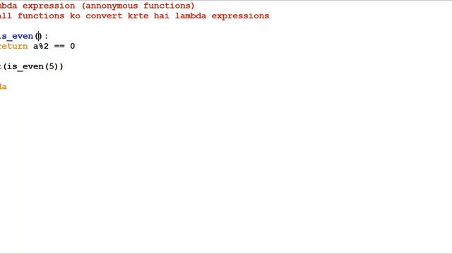 Python tutorial in Hindi 71 : Lambda Expression part 1 смотреть онлайн