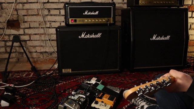 Marshall JCM800 Studio Classic with John Frusciante inspired pedalboard смотреть онлайн