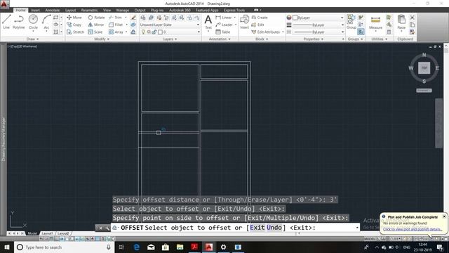 Autocad 2d simple plan| tutorial | part-1 home plan civilarcheng 2019 смотреть онлайн