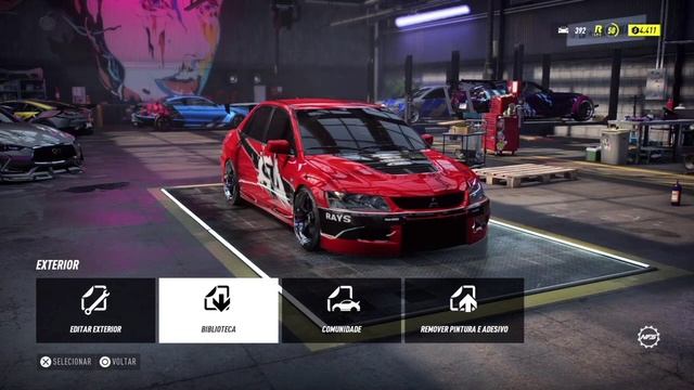 [Need For Speed Heat] Tuning Mitsubishi Lancer Evo VIII Tokyo Drift