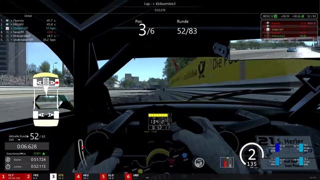 simracingverein.de | Asetto Corsa Ligarennen DTM Norisring 2015 (T300rs) смотреть онлайн