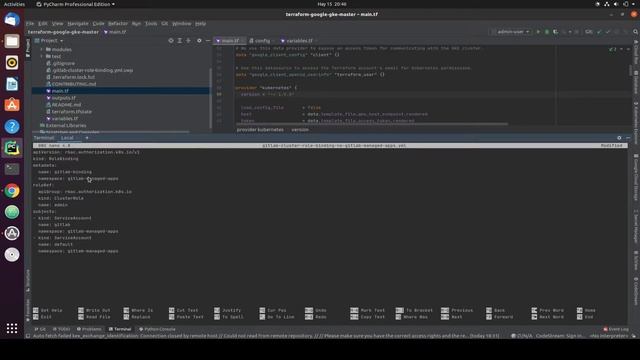 Конфигурация и интеграция GitLab с Kubernetes смотреть онлайн