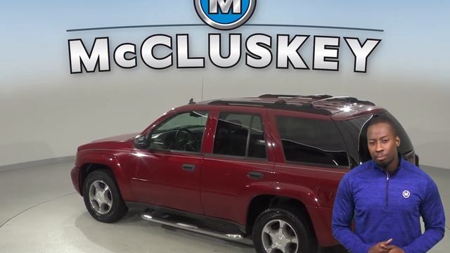 A10171DT Used 2007 Chevrolet TrailBlazer LS RWD 4D Sport Utility Red Test Drive, Review, For Sale - смотреть онлайн