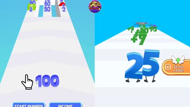 Number Master vs Number Run 3D - Mathematical Games (Freeplay Original) Part 4 смотреть онлайн