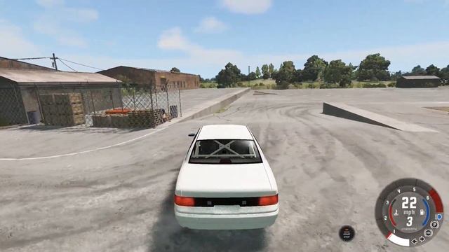 DESTRUCTIVE DRIFTING IN A SUPERCHARGED 6.9L V8 SWAPPED CROWN VIC! BEAMNG.DRIVE (T300RS W/ NO ASSIST смотреть онлайн